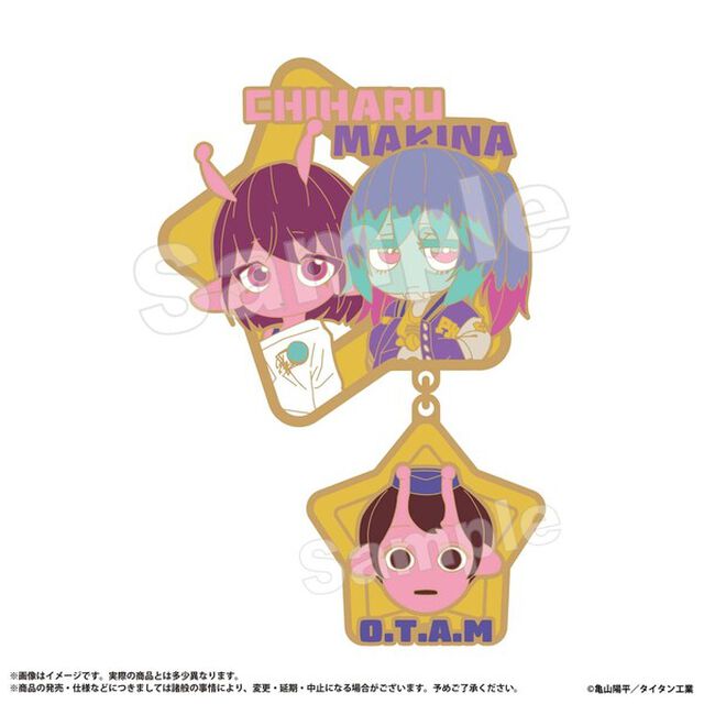 コレクションピンバッジ　チハル＆マキナ　銀河特急 ミルキー☆サブウェイ（2026年11月上旬以降発売予定）