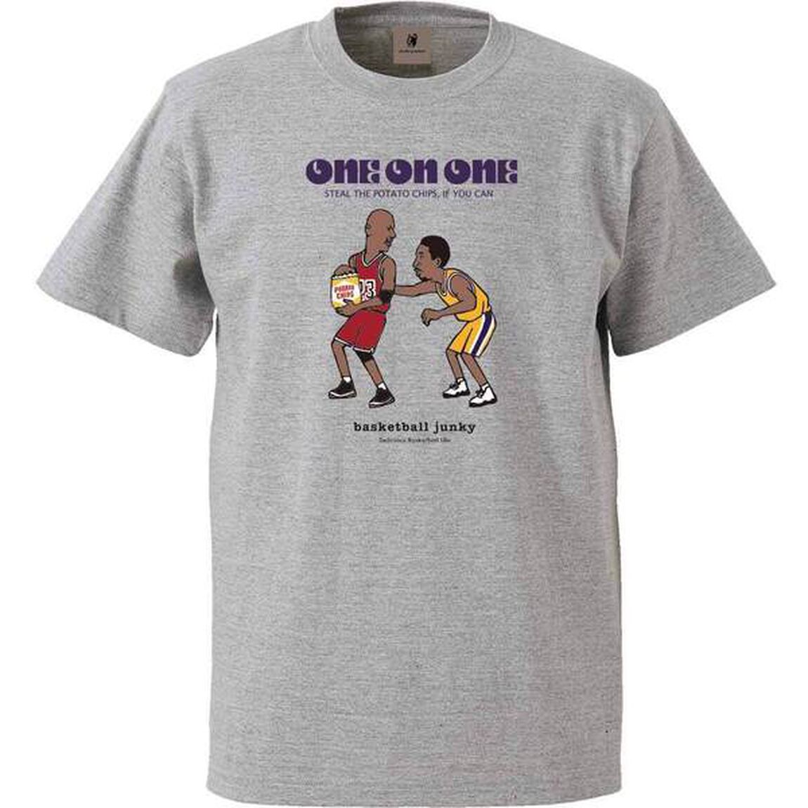 【basketball junky】One on One? 半袖TEE GLY  S＜連盟会員限定 学割対象商品＞