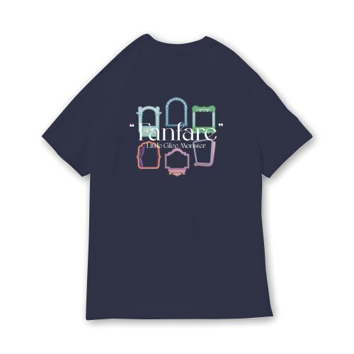 Little Glee Monster Tシャツ 2枚 B-PASS10月号 Little Glee Monster/Fanfare ツアーTシャツ/ネイビー/S - 通販