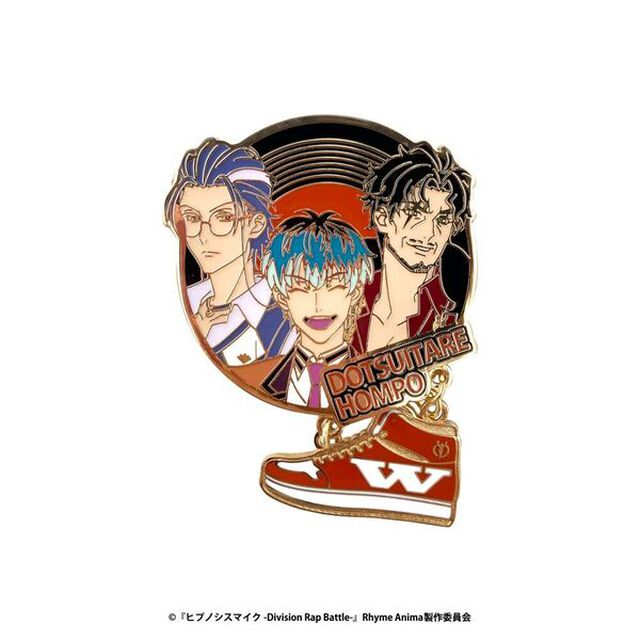 コレクションピンバッジ　どついたれ本舗　『ヒプノシスマイク-Division Rap Battle-』Rhyme Anima +（2024年3月上旬以降発売予定）