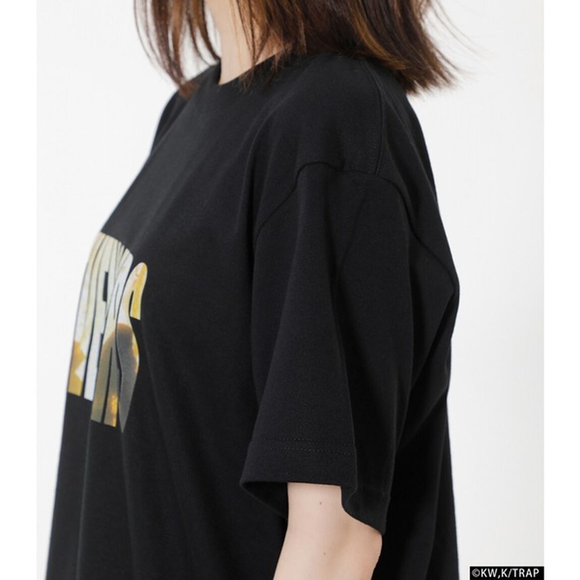 SCENE PHOTO TEE　BLK XL