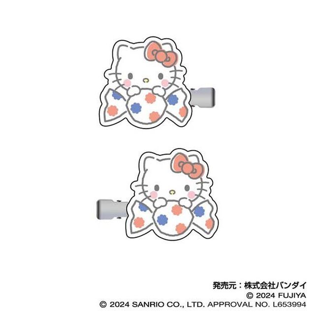 PEKO&times;サンリオキャラクターズ　ヘアクリップ  Vol.2　01　ハローキティ