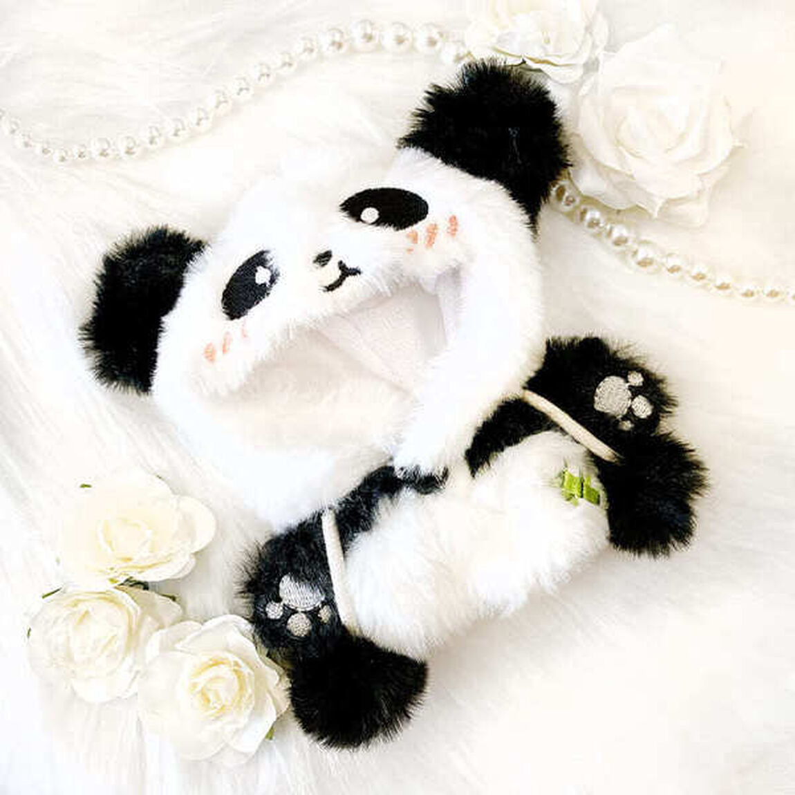 ぬいぐるみ用着ぐるみ(パンダ)/10cm用PANDA