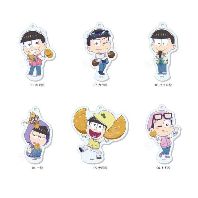 【おそ松さん】まるっとスタンドキーホルダー /01 全6種(ミニキャラ)【BOX】（2025年8月以降発売予定）