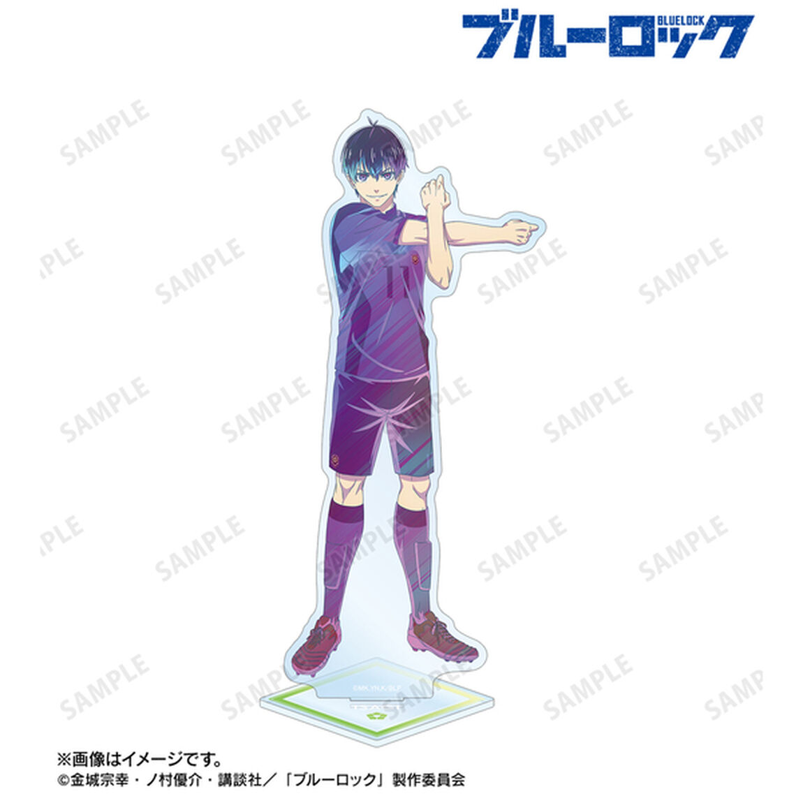 TVアニメ『ブルーロック』 描き下ろし 潔 世一 試合前の準備中ver. Ani-Art clear label BIGアクリルスタンド（2025年11月以降発売予定）