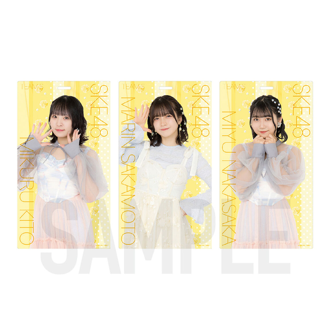 【SKE48】9 中坂 美祐「愛のホログラム」ホルダー