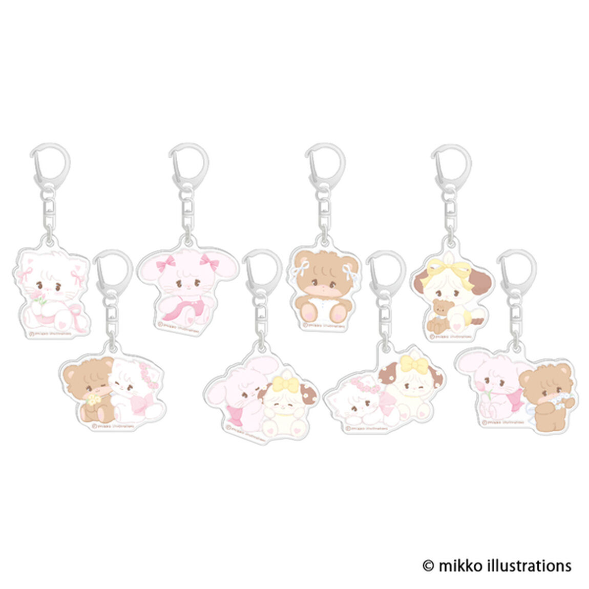 トレーディングアクリルキーホルダー　mikko illustrations【BOX】