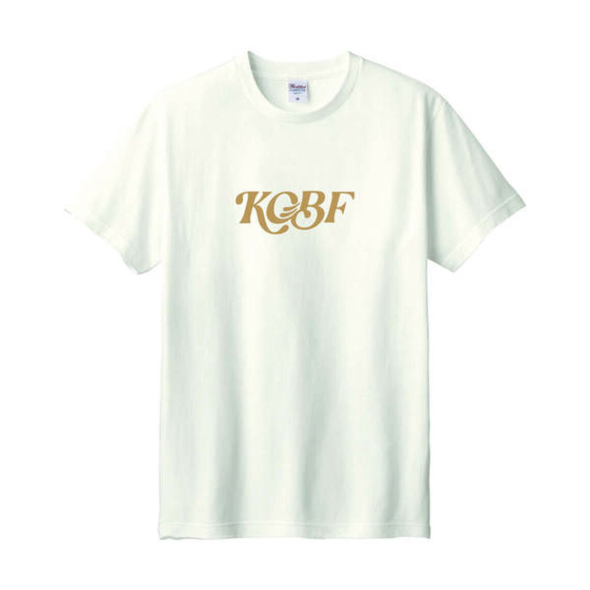 KCBF100 コットンTシャツ アイボリー&times;ゴールド Sサイズ