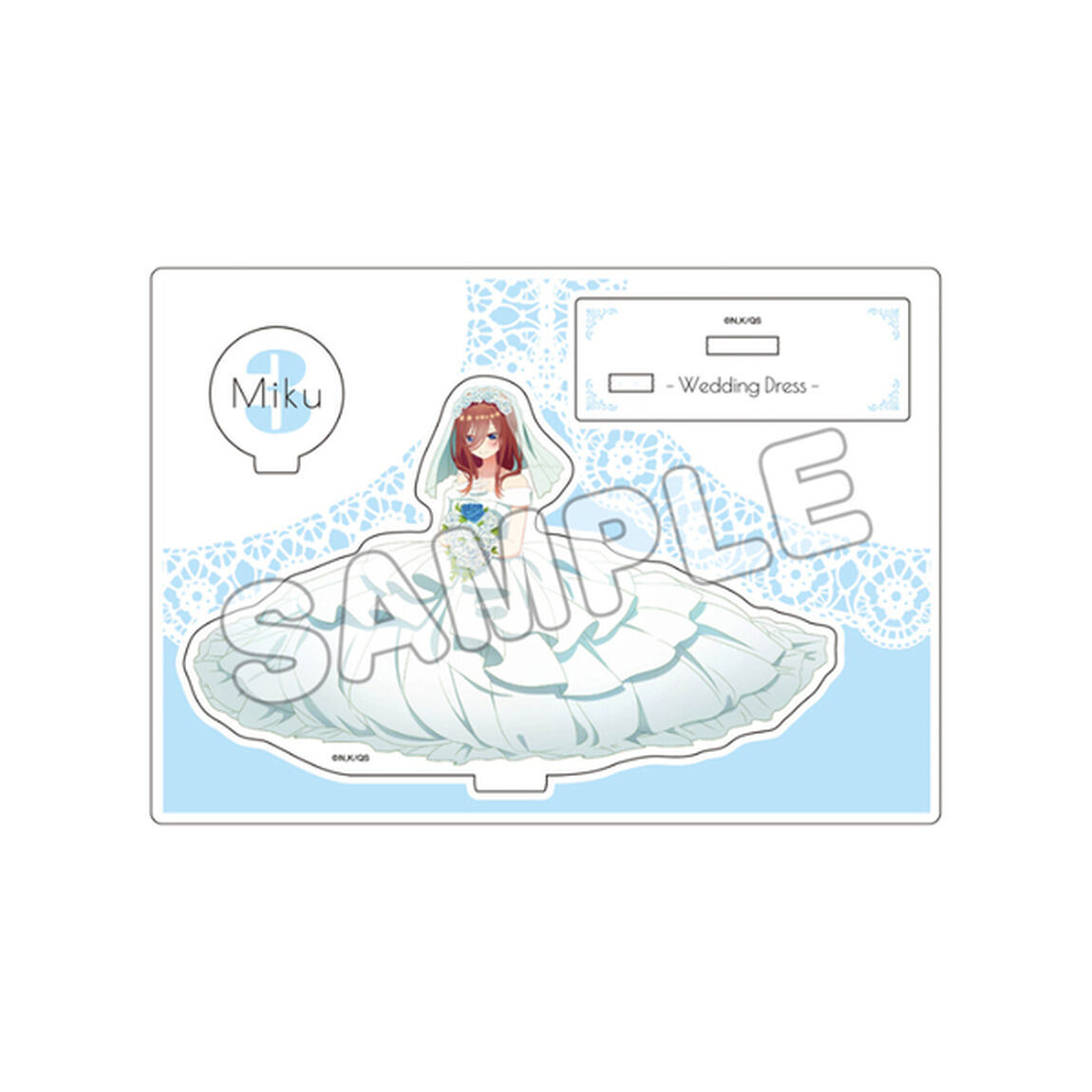 五等分の花嫁∽／アクリルスタンドコレクション_ドレス／中野三玖