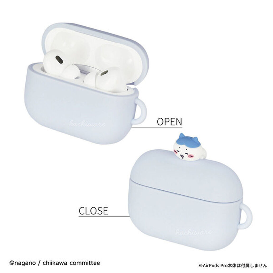 AirPods Pro(第2世代)/AirPods Pro 対応 シリコンケース　ちいかわ （CK-07A)（2024年7月中旬発送予定）