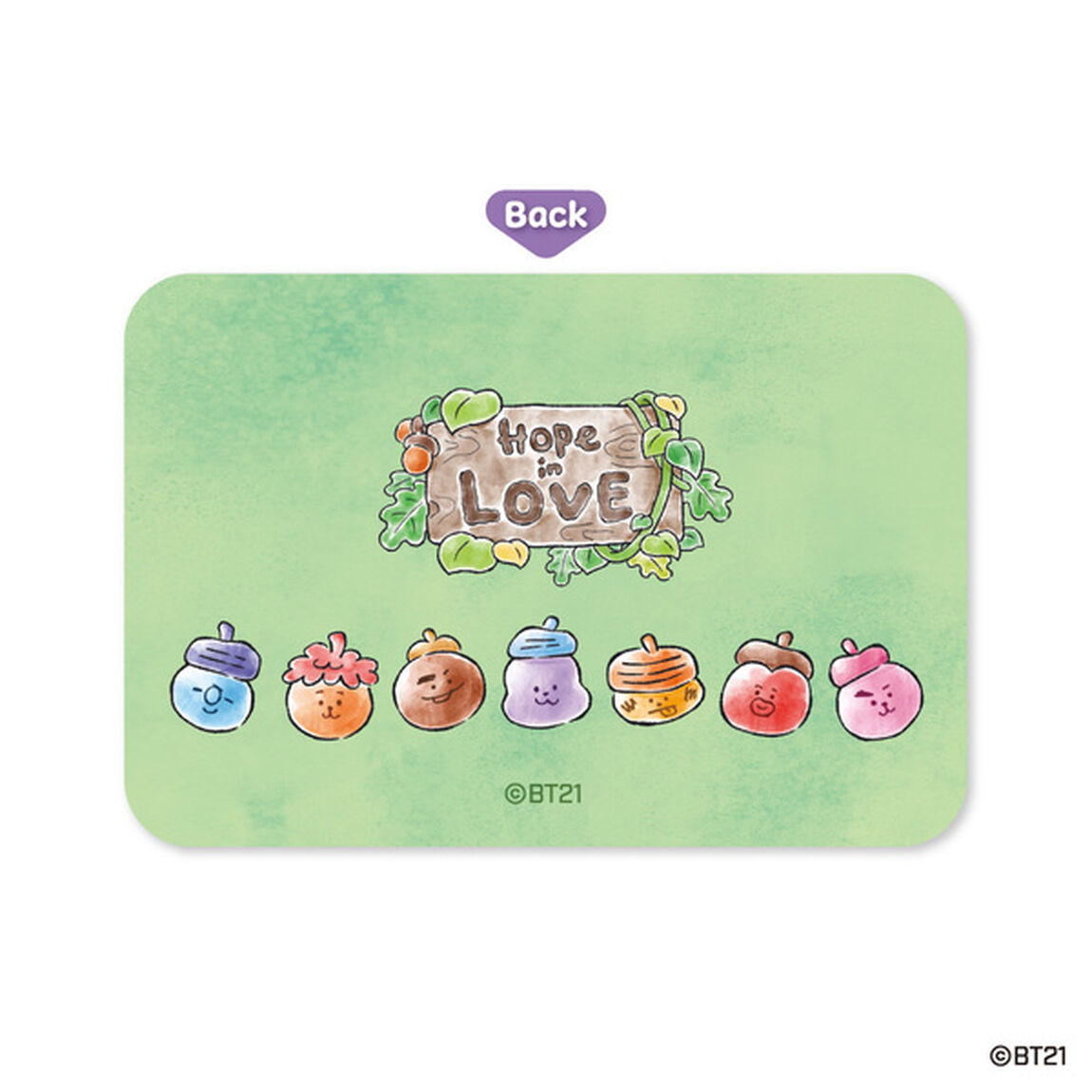 アクセサリーケース&収納巾着 BL/BT21/Hope in Love