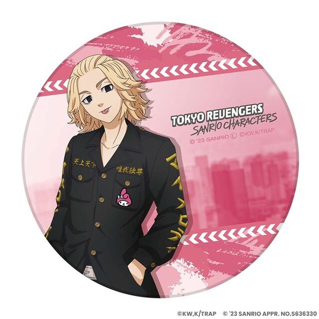 東京リベンジャーズ・サンリオキャラクターズ　白雲石吸水コースター 特攻服ver. 佐野 万次郎＆マイメロディ（2023年6月以降発売予定）
