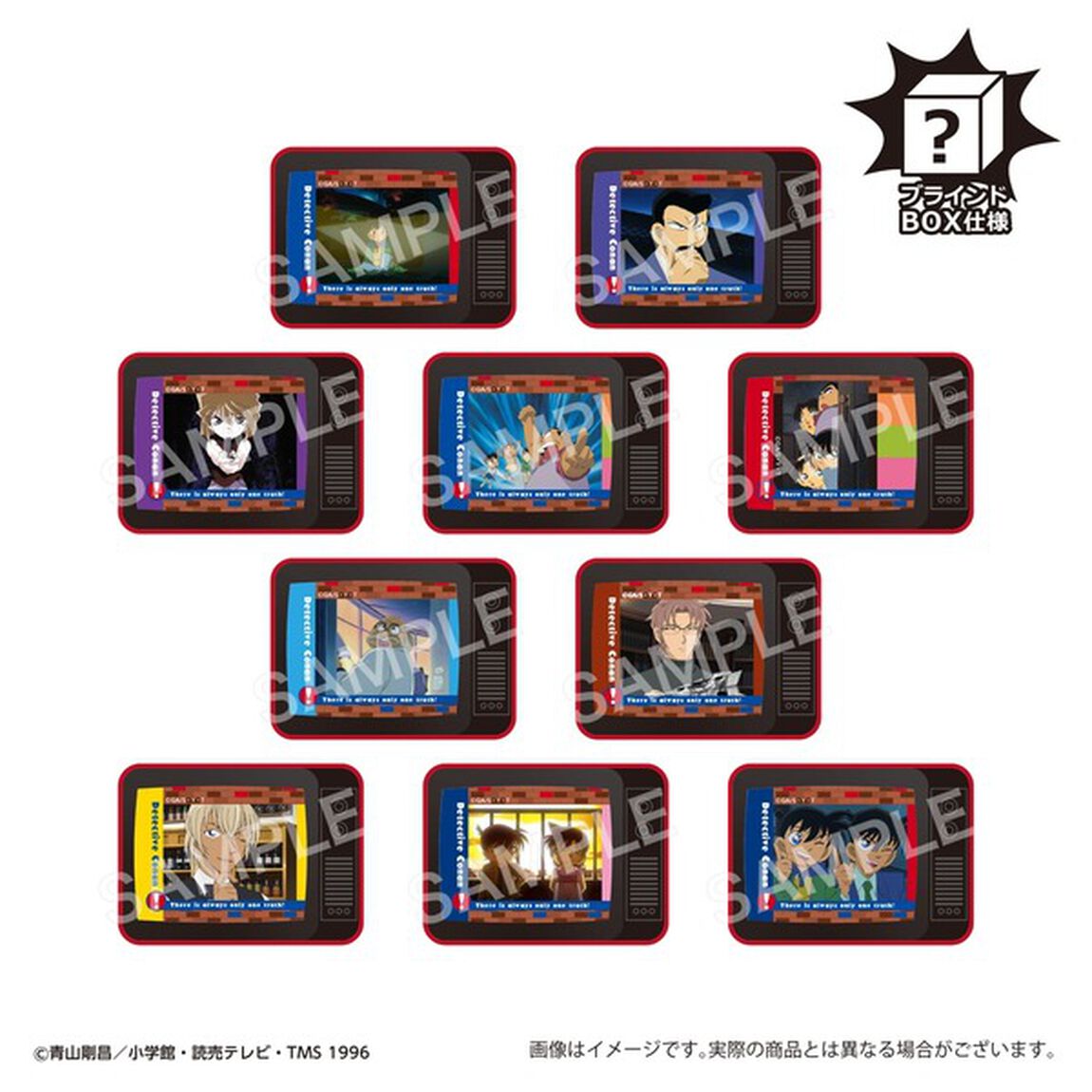 シークレットコレクション　TV型マグネット　Character Moment Selection　名探偵コナン【単品】（2026年9月上旬以降発売予定）