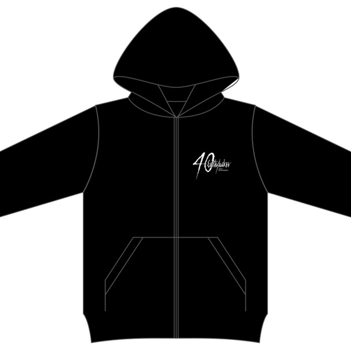 【EARTHSHAKER】 40th Anniversary Goods パーカー XLサイズ