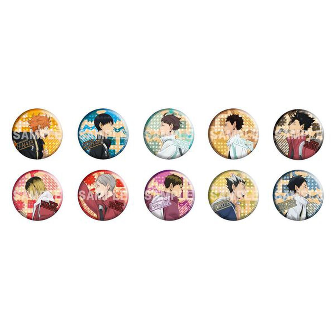 カラパレ ハイキュー!! 登校  缶バッジ【単品】