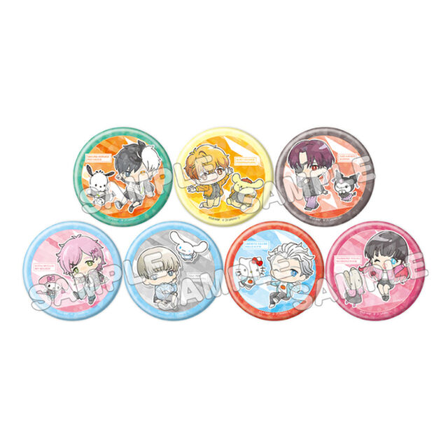 WIND BREAKER&times;サンリオキャラクターズ2 トレーディングホログラム缶バッジ（ミニキャラ）【BOX】