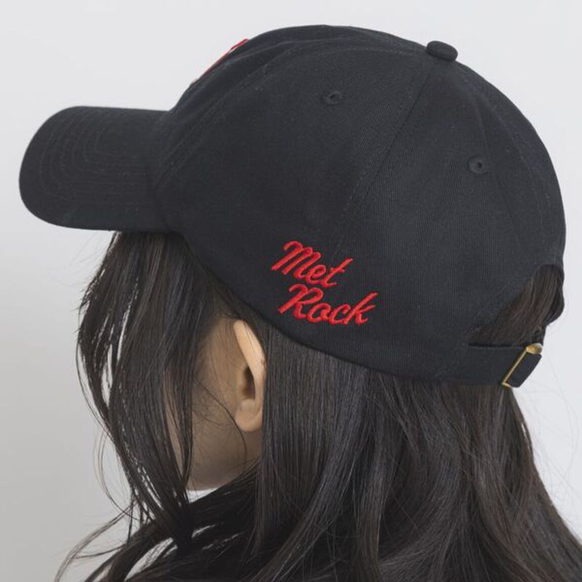 【METROCK2026】刺繍ベースボールキャップ ブラック