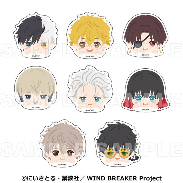 TVアニメ「WIND BREAKER」【ちょこっテ！】 トレーディングステッカー【単品】（2025年10月以降発売予定）