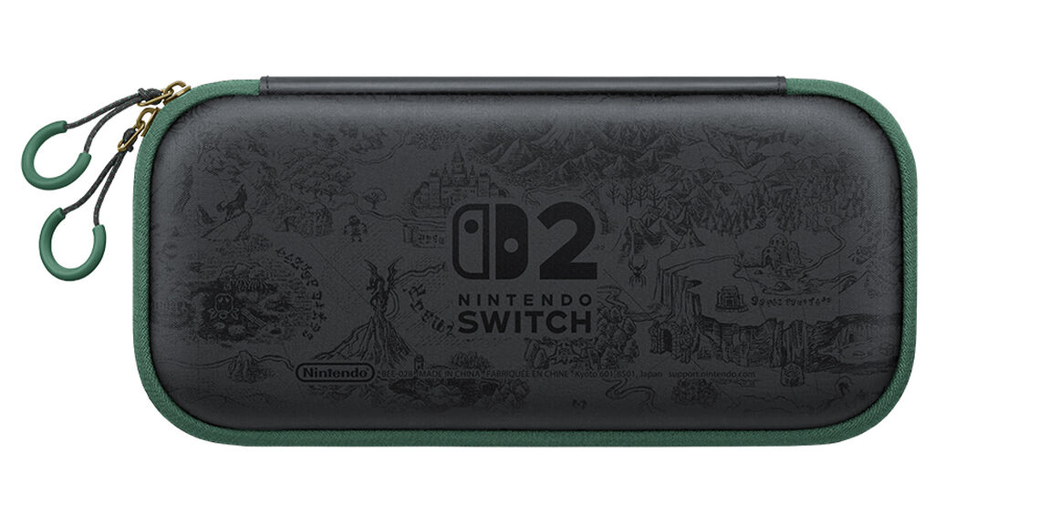 Nintendo Switch 2 キャリングケース ゼルダの伝説 40周年 アニバーサリーエディション（画面保護シート付き）