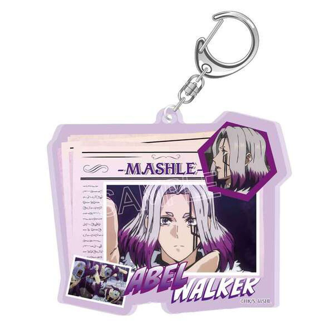 マッシュル-MASHLE- コラージュアクリルキーホルダー　アベル・ウォーカー