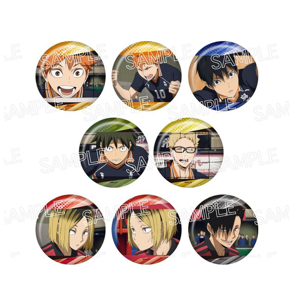 ハイキュー!! 百面相缶バッジ　vol.6【BOX】（2025年8月中旬以降発売予定）