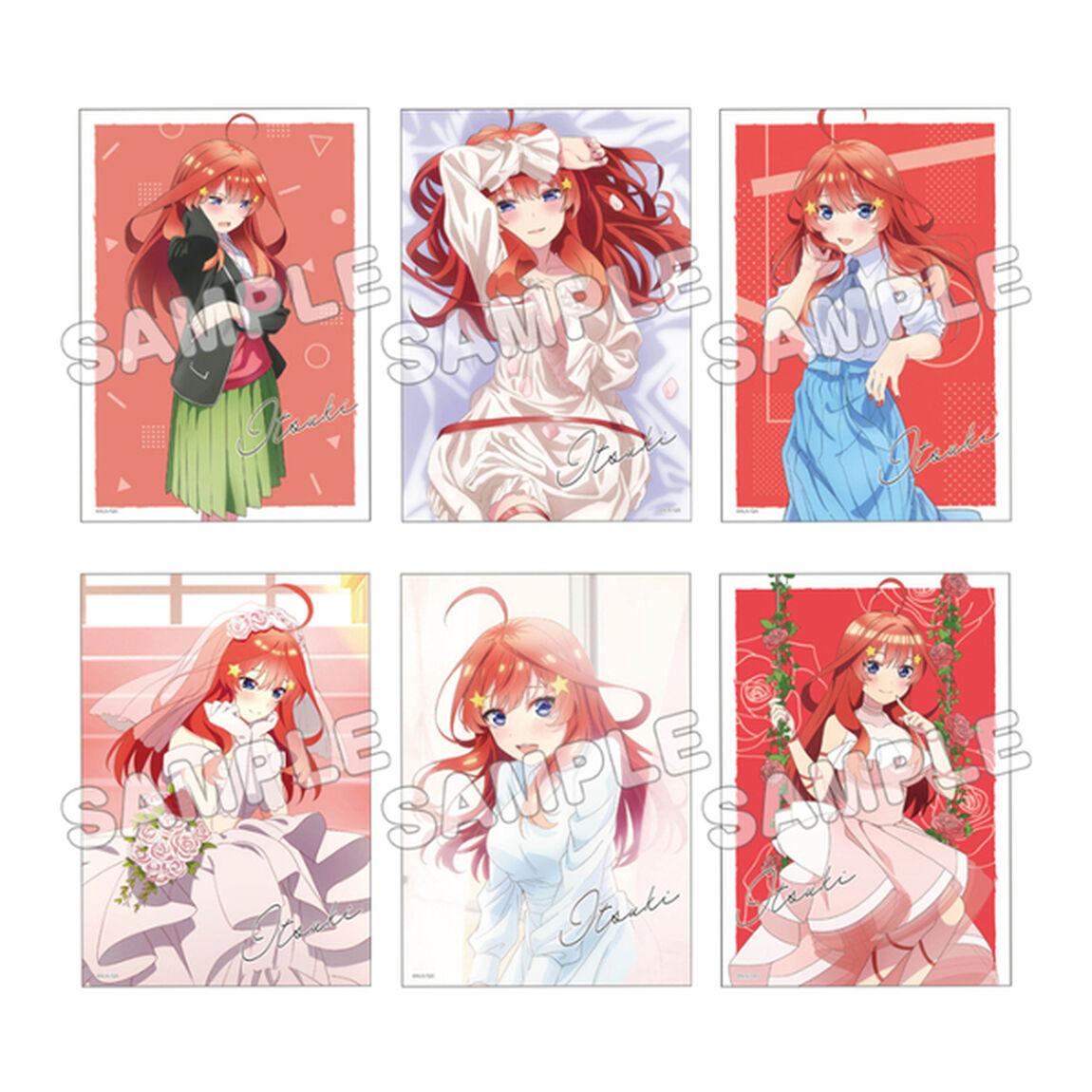 五等分の花嫁∽／ブロマイド6枚セット／中野五月