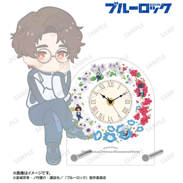 TVアニメ『ブルーロック』 雪宮 剣優&乙夜 影汰&烏 旅人&氷織 羊 Botania 第2弾 アクリルスタンド時計（2026年5月下旬以降発売予定）