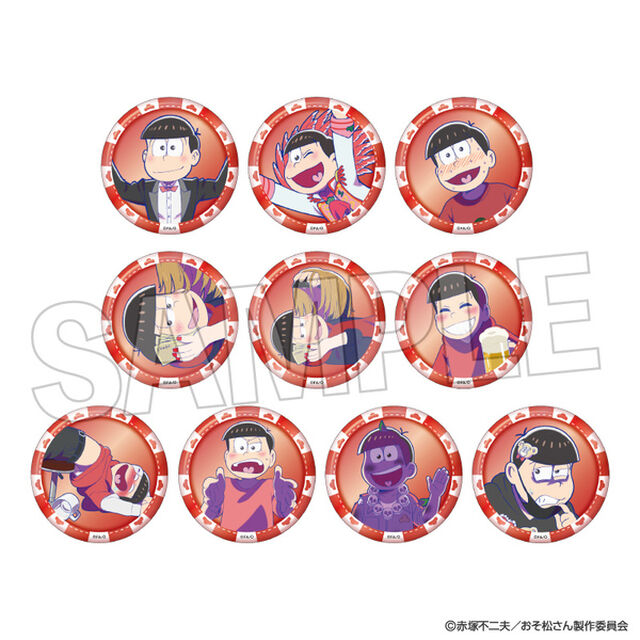 おそ松さん　トレーディング缶バッジ　おそ松BOX【単品】（2026年1月以降発売予定）