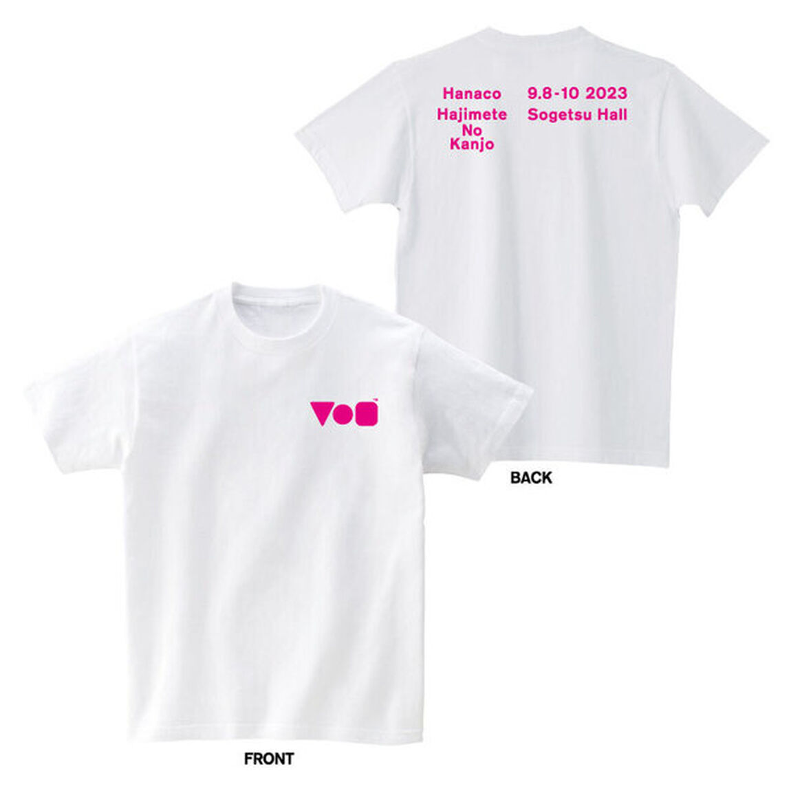 ハナコ／はじめての感情Tシャツ(ピンク)／M