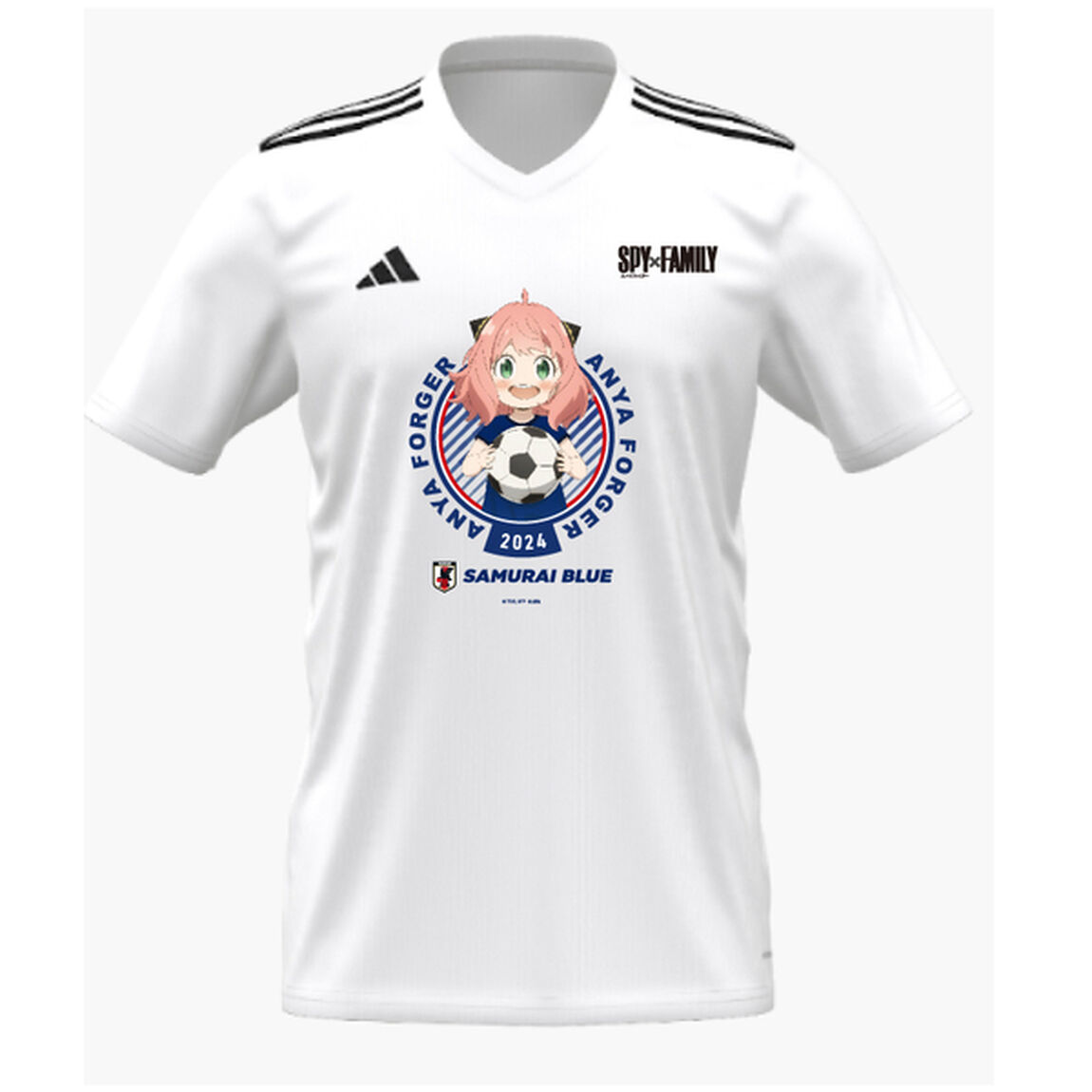 SPY&times;FAMILY Tシャツ サッカー日本代表ver.（白・XL）