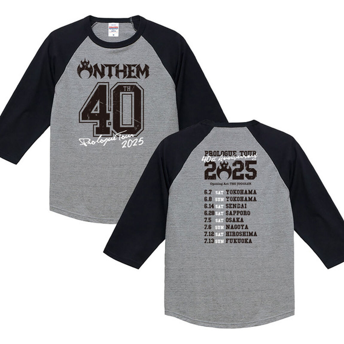 【ANTHEM】40th ANNIVERSARY Prologue TOUR 2025 ラグランTシャツ Mサイズ