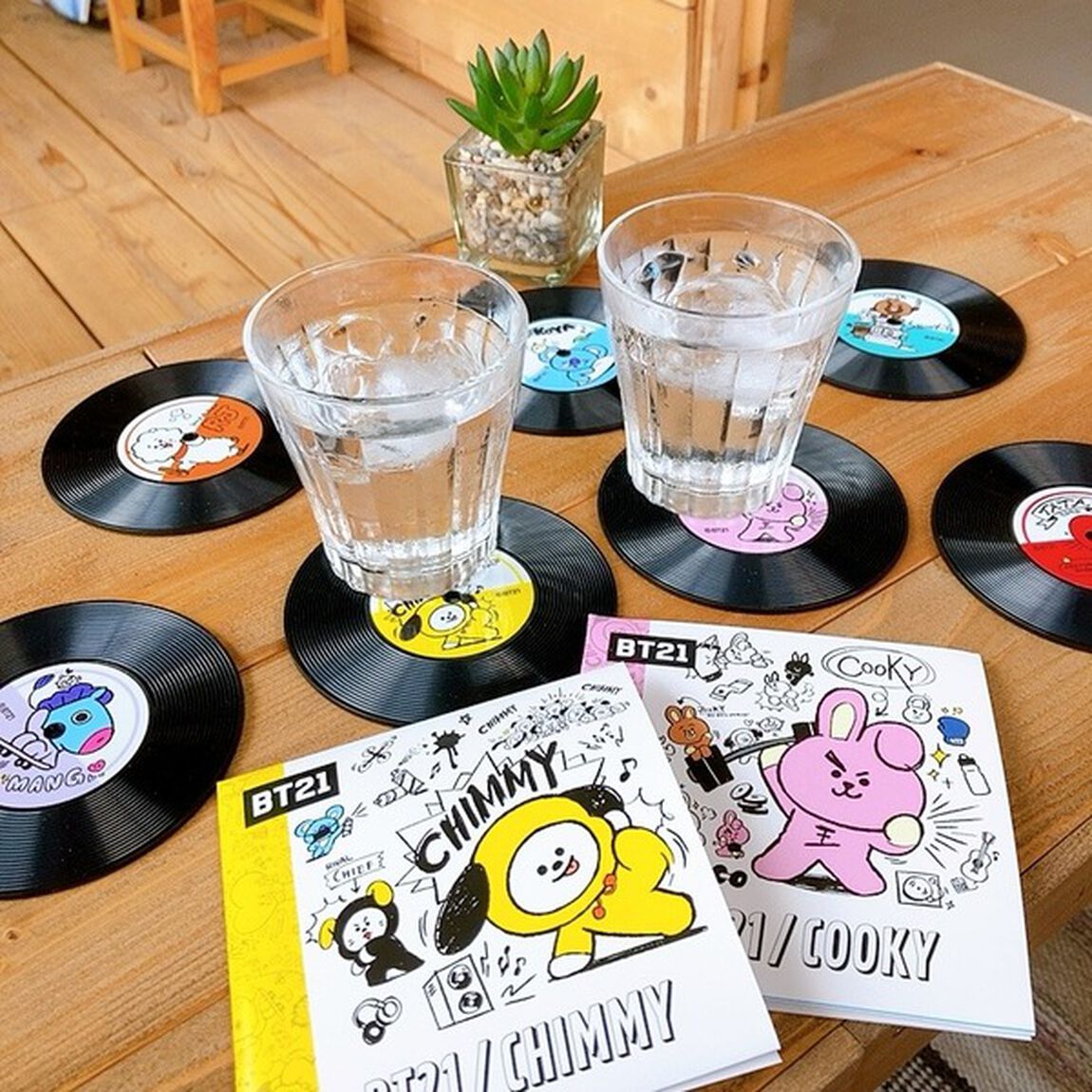 レコードコースター　CHIMMY　BT21