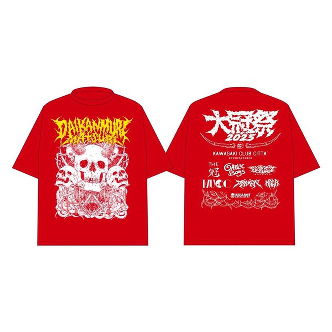 【THE冠】大冠祭2025　オフィシャルTシャツ レッド（XLサイズ）