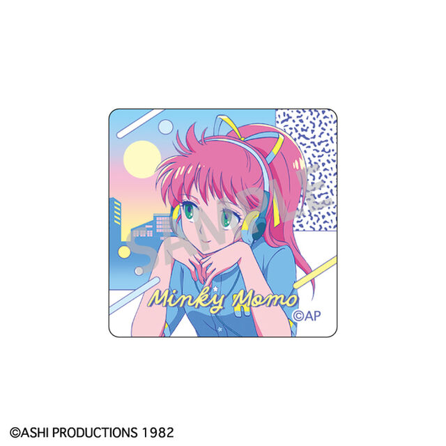 魔法の天使クリィミーマミ&times;魔法のプリンセスミンキーモモ ガラスマグネット　ミンキーモモ(変身後)B／レトロテイスト（2026年7月以降発売予定）
