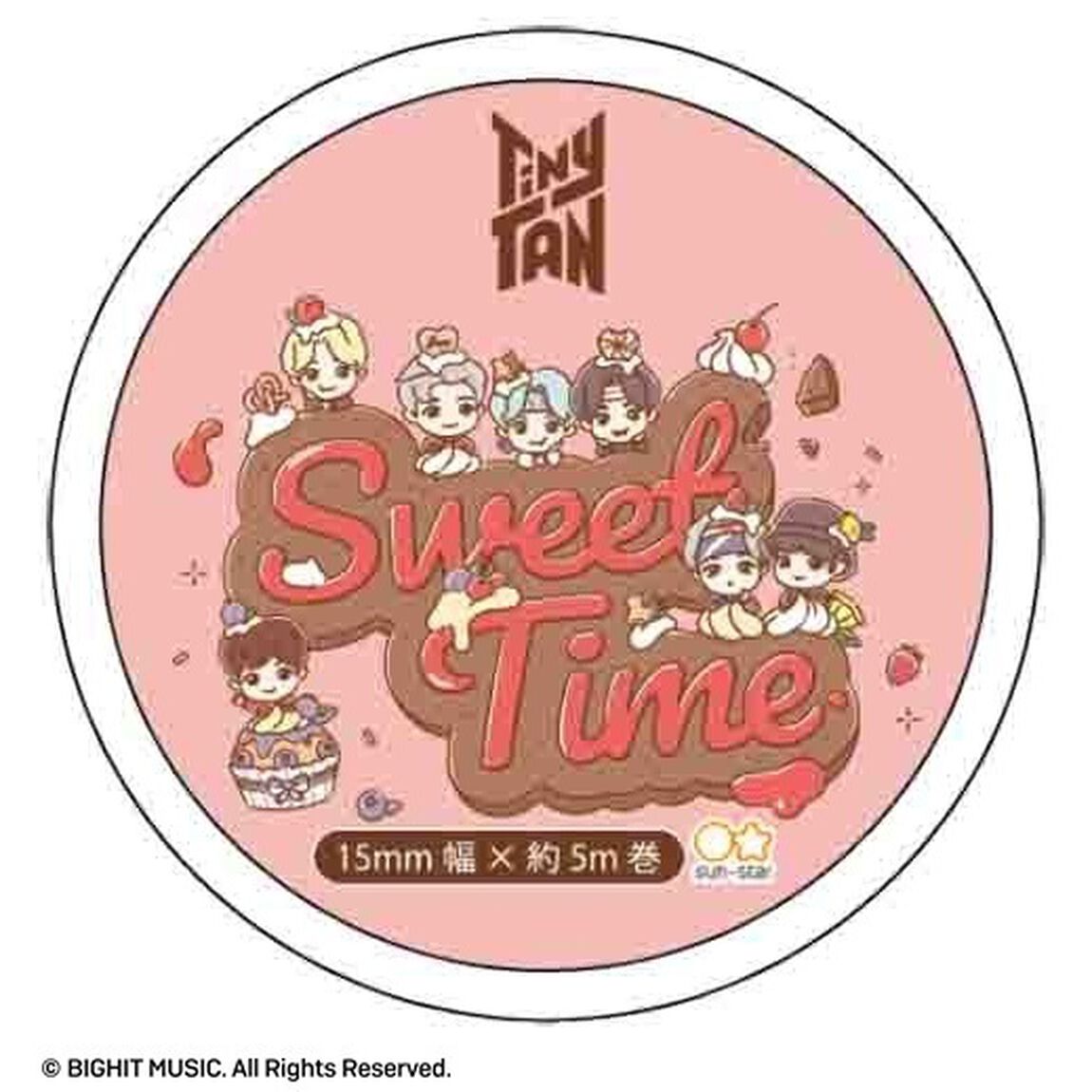 マスキングテープ　ＴｉｎｙＴＡＮ　ＳｗｅｅｔＴｉｍｅ　Ｂ