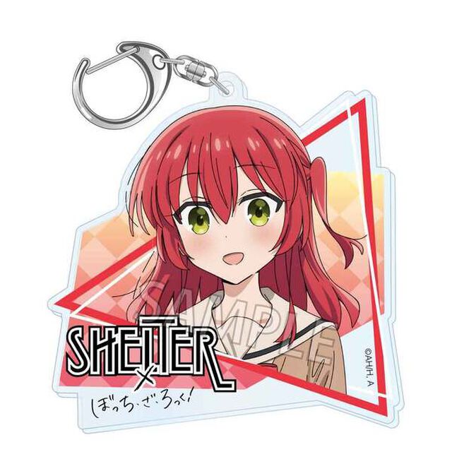 SHELTER&times;ぼっち・ざ・ろっく！！ アクリルキーホルダー　喜多郁代（2024年5月下旬以降発売予定）