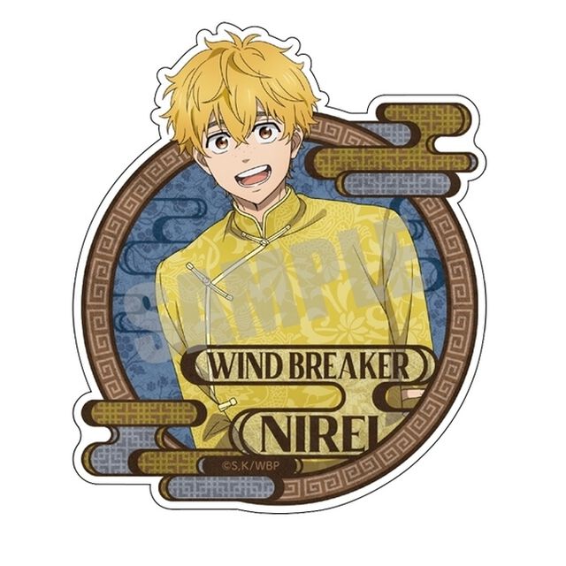 WIND BREAKER　ダイカットステッカー　楡井 秋彦　Chinese cafe ver.（2024年8月以降発売予定）