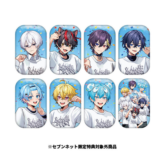 【STPR Familiyコラボキャンペーングッズ】ランダムスクエア缶バッジ （すにすて - SneakerStep -）／特典付与対象外
