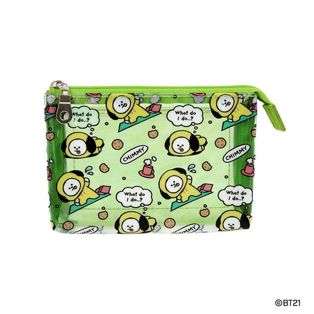 ３ポケットポーチミニ　ＣＨＩＭＭＹ　Home All Day　BT21