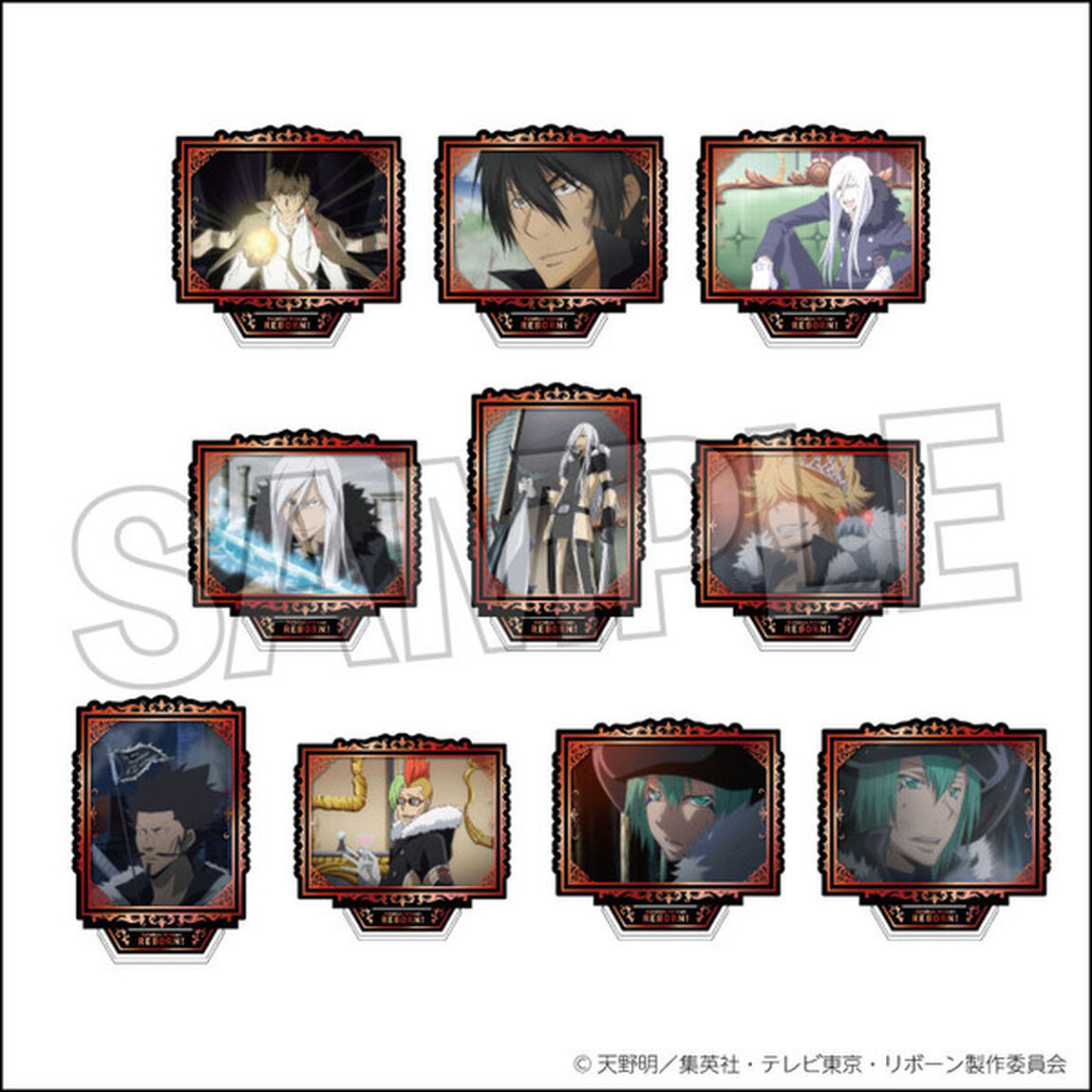 家庭教師ヒットマンREBORN!　トレーディングアクリルスタンド　ヴァリアー【単品】（2024年12月以降発売予定）