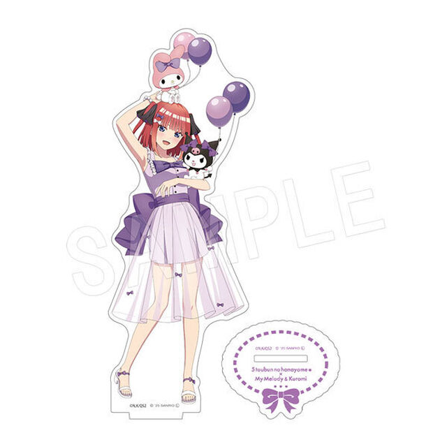 五等分の花嫁＊&times;マイメロディ＆クロミ　アクリルフィギュアスタンド バルーン＆リボンver. 二乃