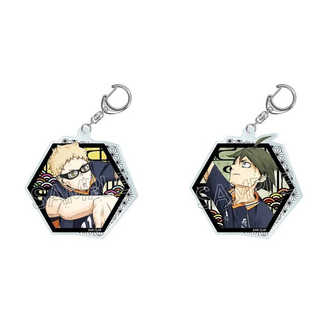 ハイキュー！！ 切り絵シリーズ vol.5　アクリルキーホルダー　月島蛍/山口忠（2024年8月中旬以降発売予定）
