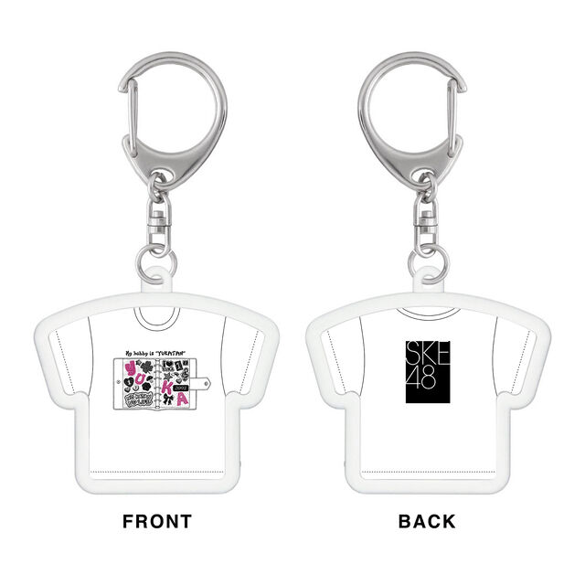 【SKE48】浅井裕華　生誕記念Tシャツ型アクリルキーホルダー（2026年11月度）