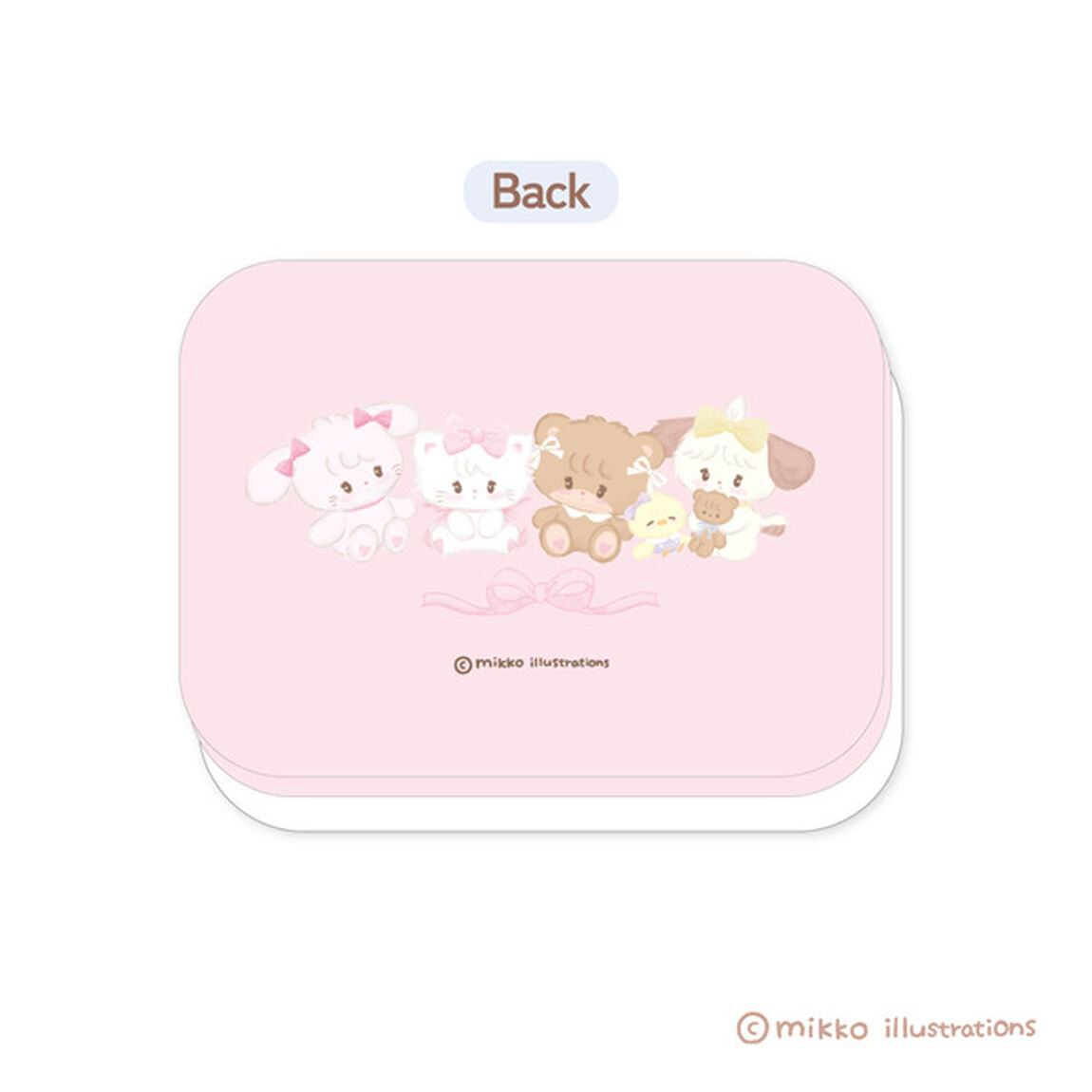 アクセサリーケース　WH　mikko illustrations