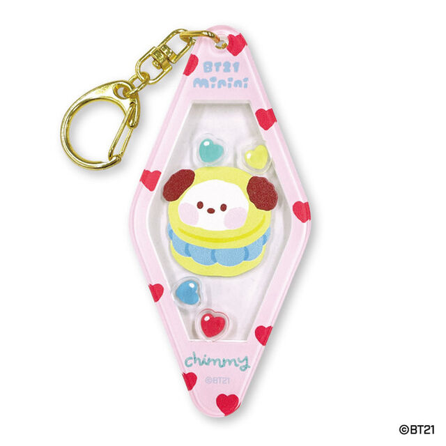 シャカシャカアクリルキーホルダー CHIMMY(BT21 minini）