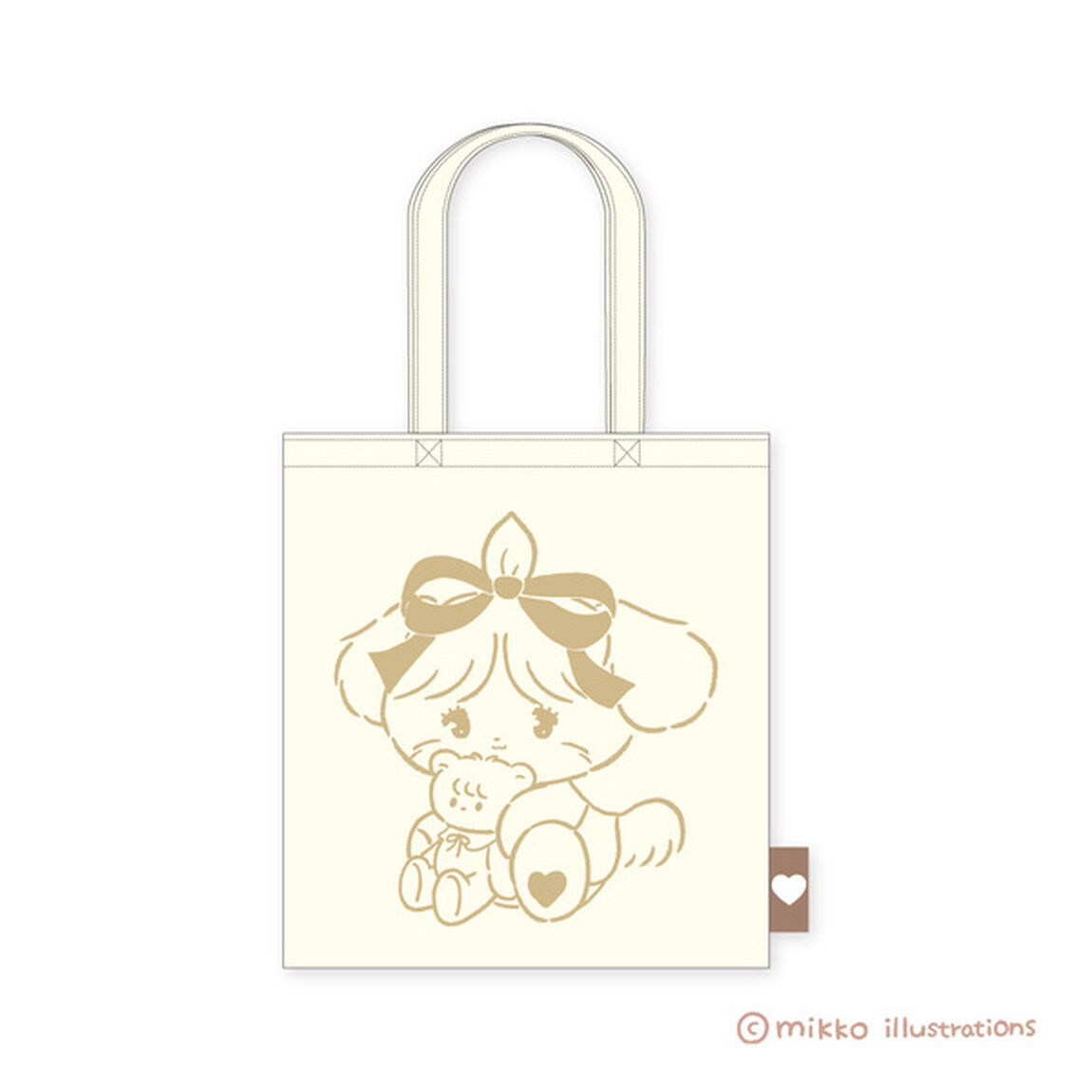 ミニトート　スフレ　mikko illustrations