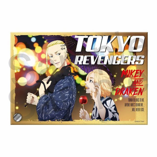 東京リベンジャーズ  アクリルプレート　マイキーとドラケン　夏祭り