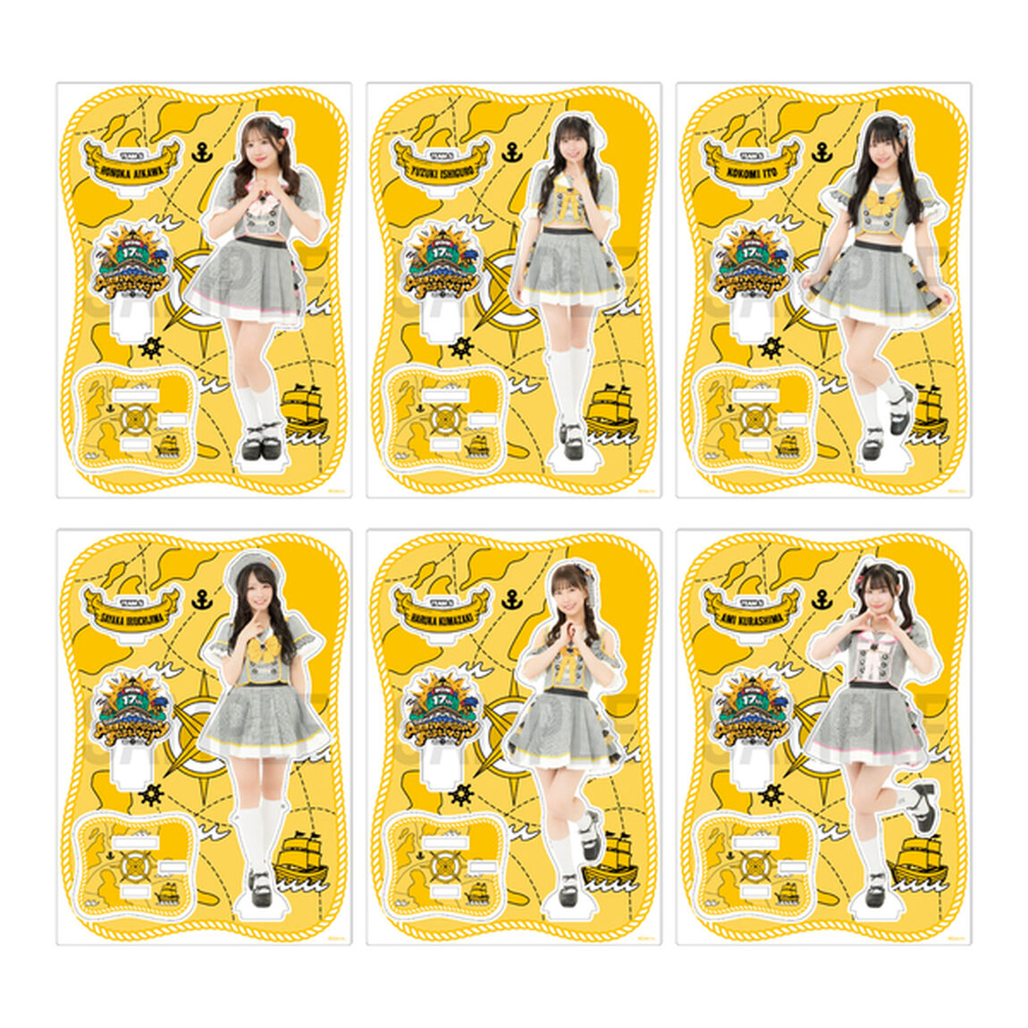 【SKE48】02石黒 友月 アクリルスタンド（17th Anniversary ver.）