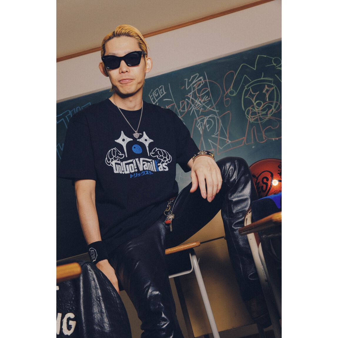【go!go!vanillas】トリックスター Tシャツ BLACK Mサイズ