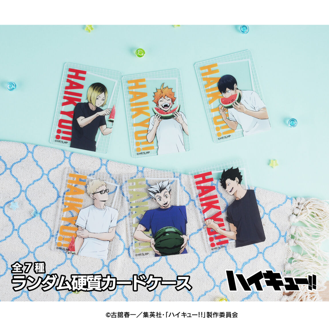 アニメ「ハイキュー!!」ランダム硬質カードケース 単品(全7種よりランダム) .